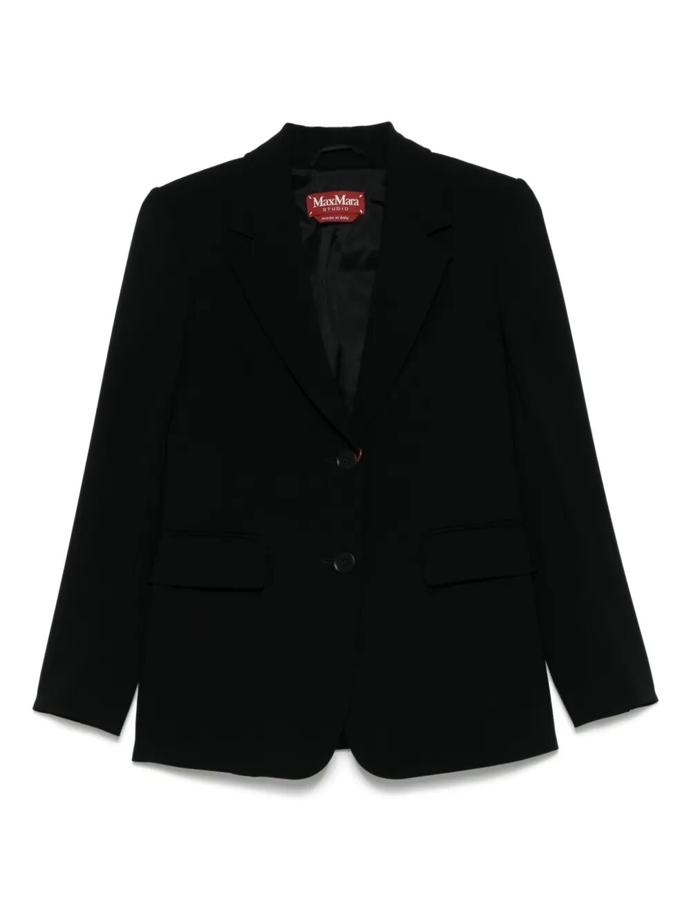 MAX MARA STUDIO Women's Single-Breasted Blazer with Tailored Fit