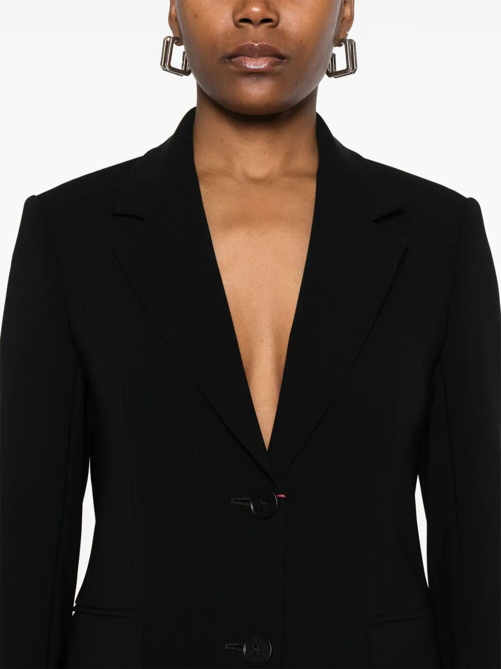 MAX MARA STUDIO Women's Single-Breasted Blazer with Tailored Fit