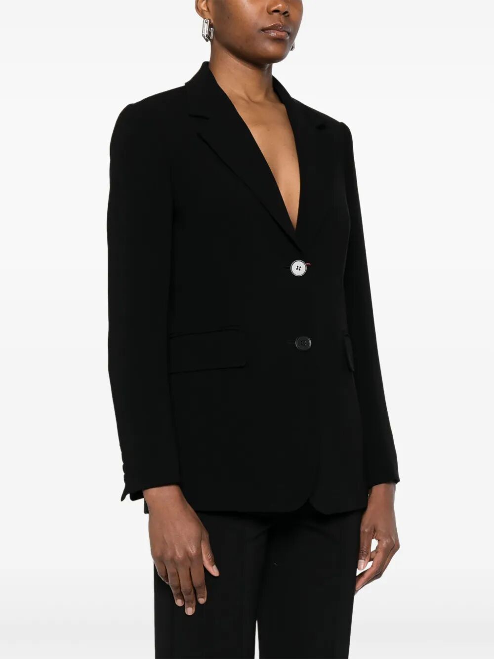 MAX MARA STUDIO Women's Single-Breasted Blazer with Tailored Fit