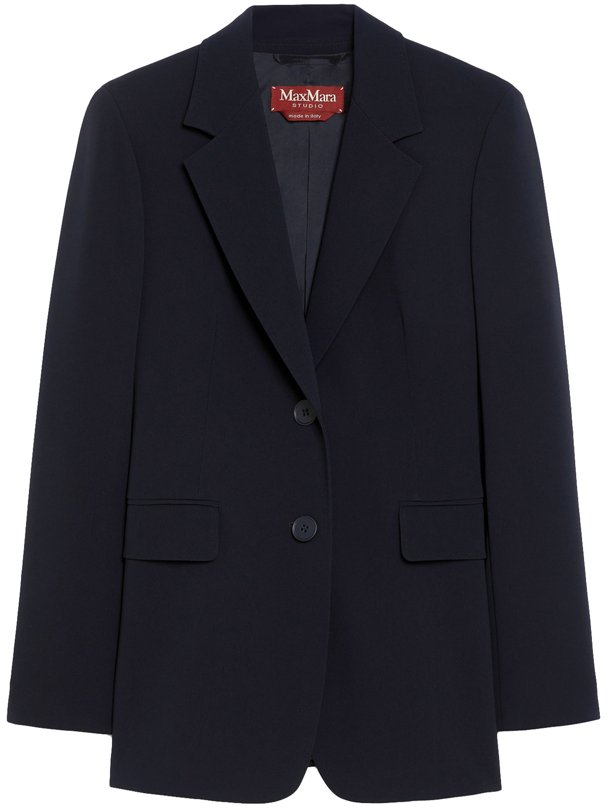 MAX MARA STUDIO Single-Breasted Blazer in Size 38 for Women