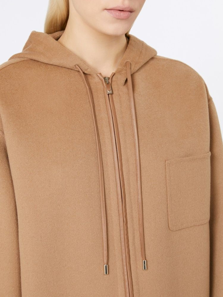 MAX MARA STUDIO Oversized Chest-Pocket Jacket for Women
