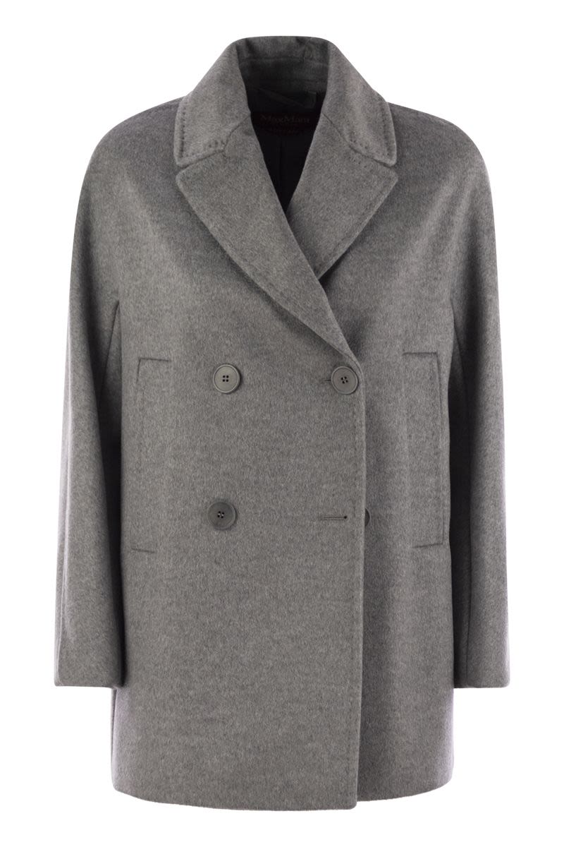 MAX MARA Double-Breasted Virgin Wool Caban Coat for Women