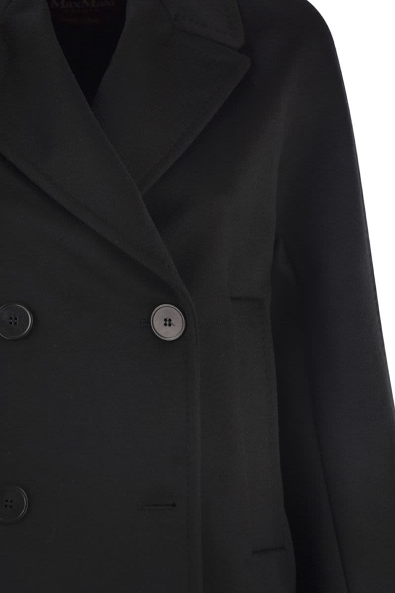 MAX MARA Double-Breasted Virgin Wool Caban