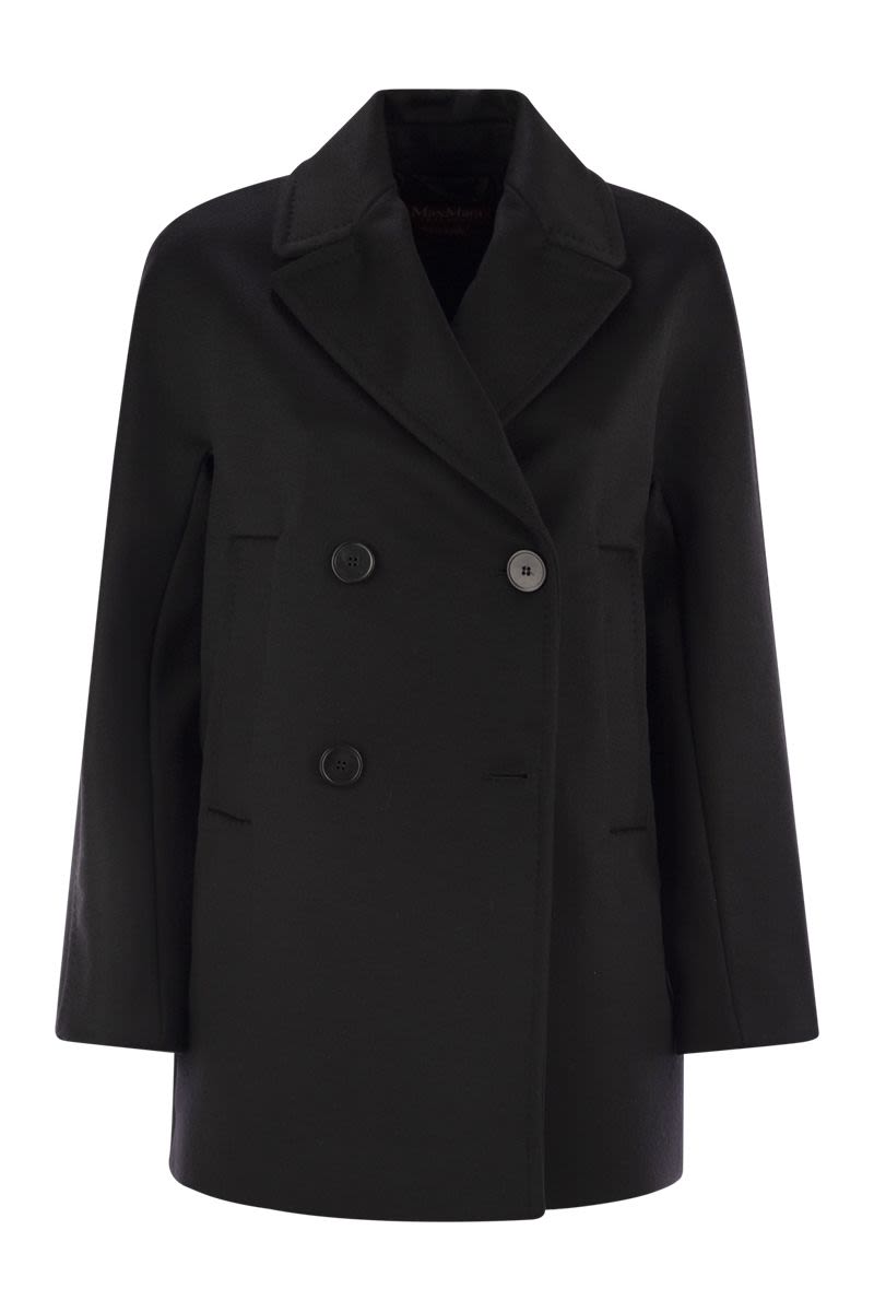 MAX MARA Double-Breasted Virgin Wool Caban
