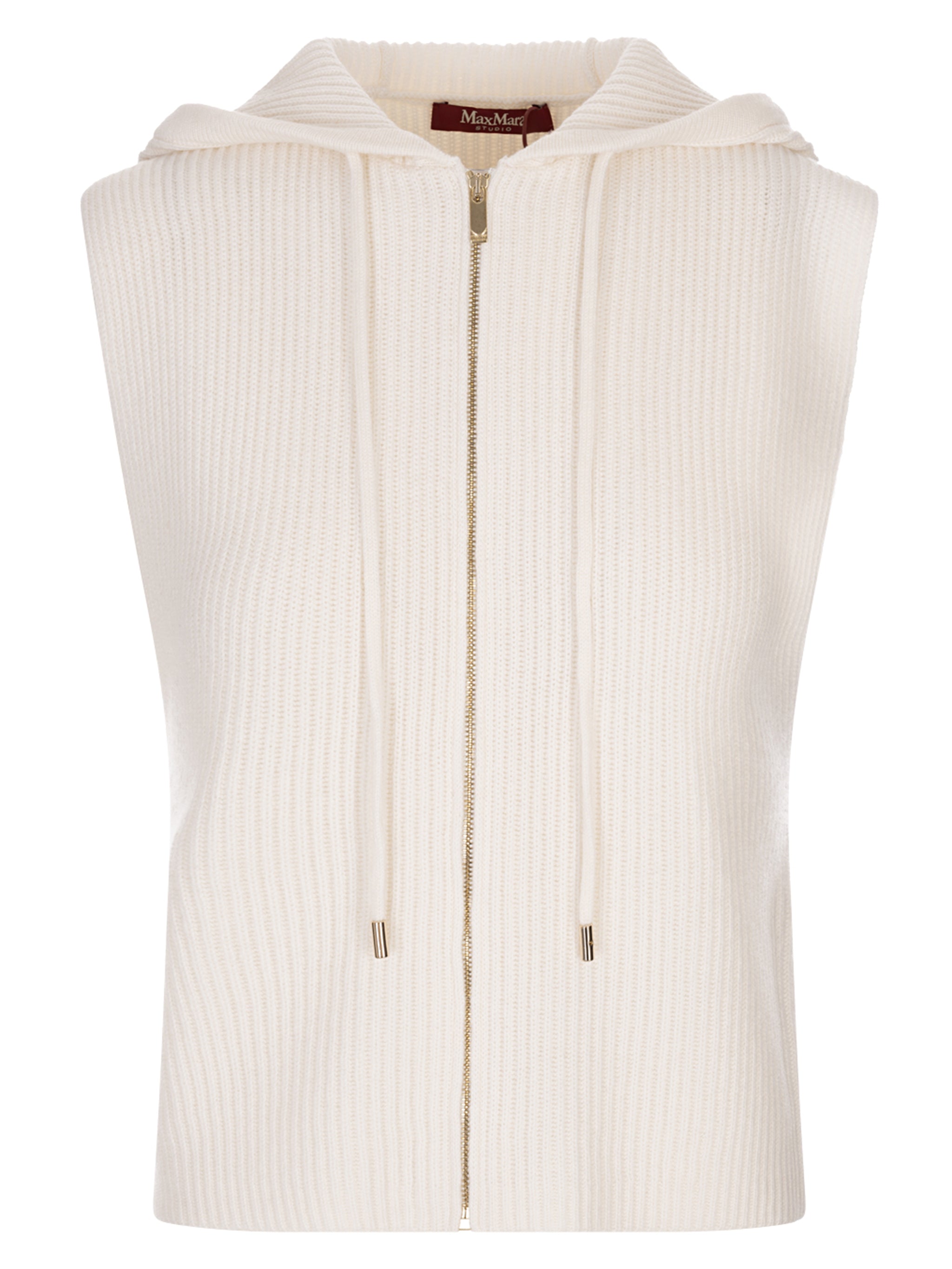 MAX MARA STUDIO Slim Fit Hooded Vest for Women
