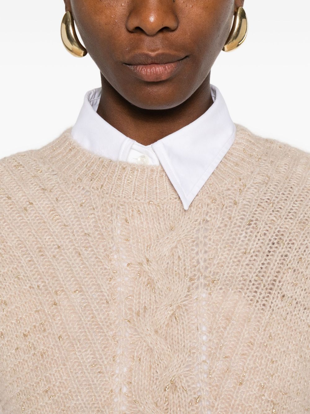 MAX MARA STUDIO Chic Knit Vest with Back Button Closure