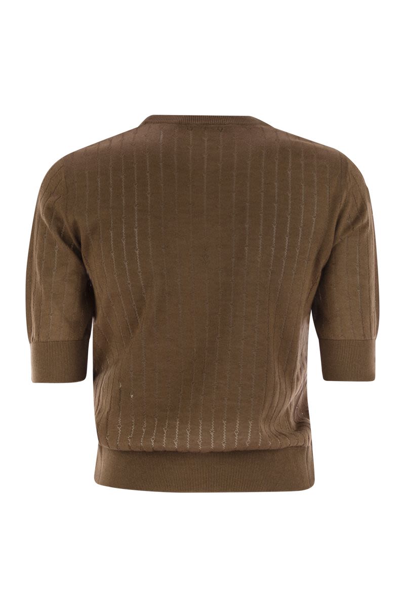 MAX MARA Women’s Wool and Silk Sweater with Sequins - Tight Fit