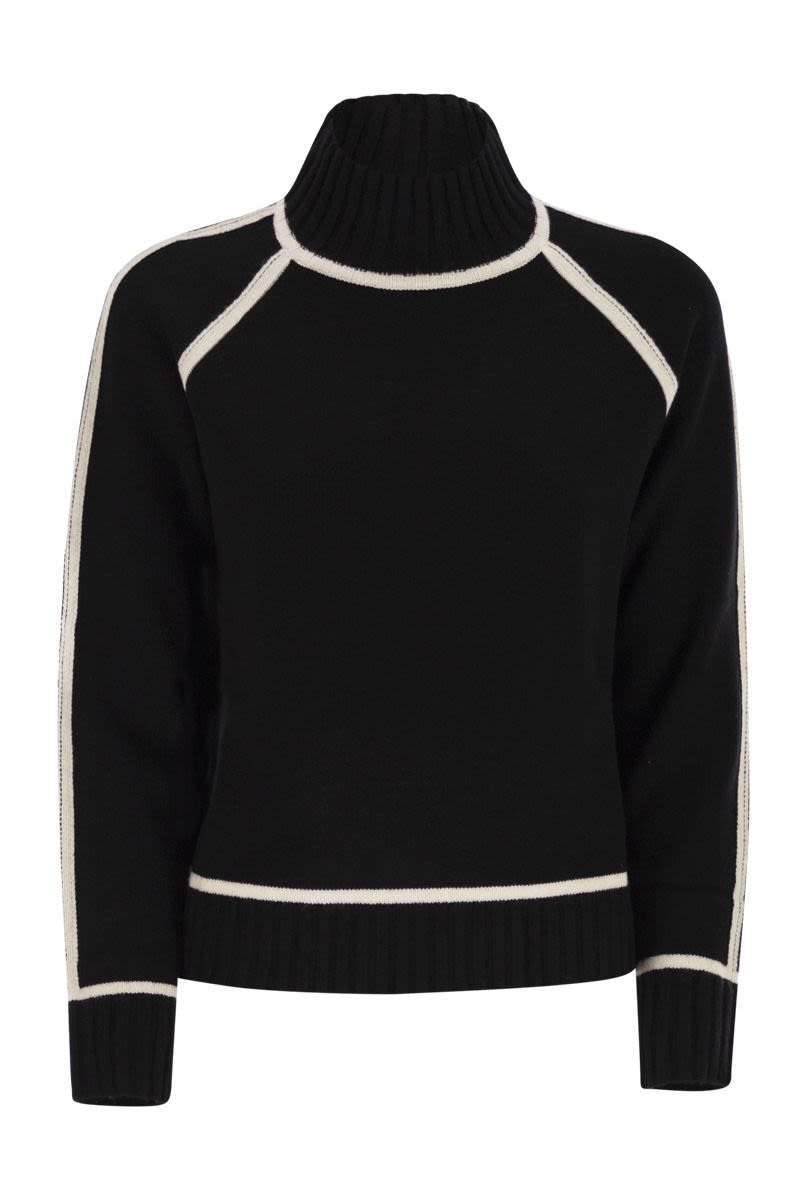 MAX MARA Wool and Cashmere Turtleneck Sweater