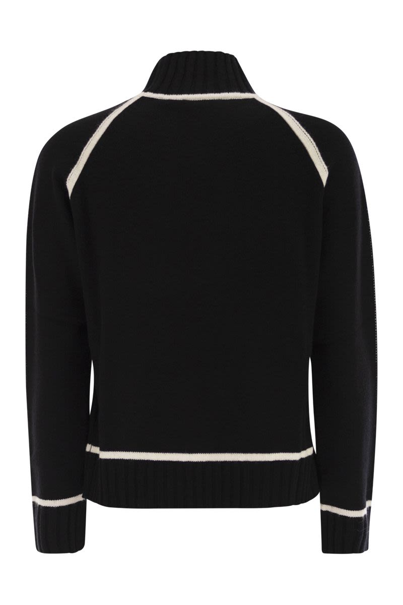 MAX MARA Wool and Cashmere Turtleneck Sweater
