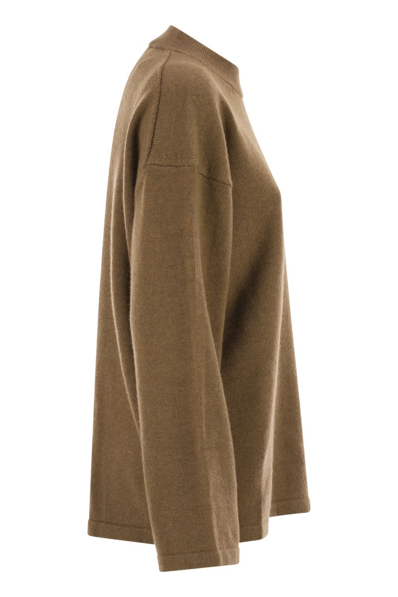 MAX MARA Lightweight Wool & Cashmere Knit Jumper - Roll Neck