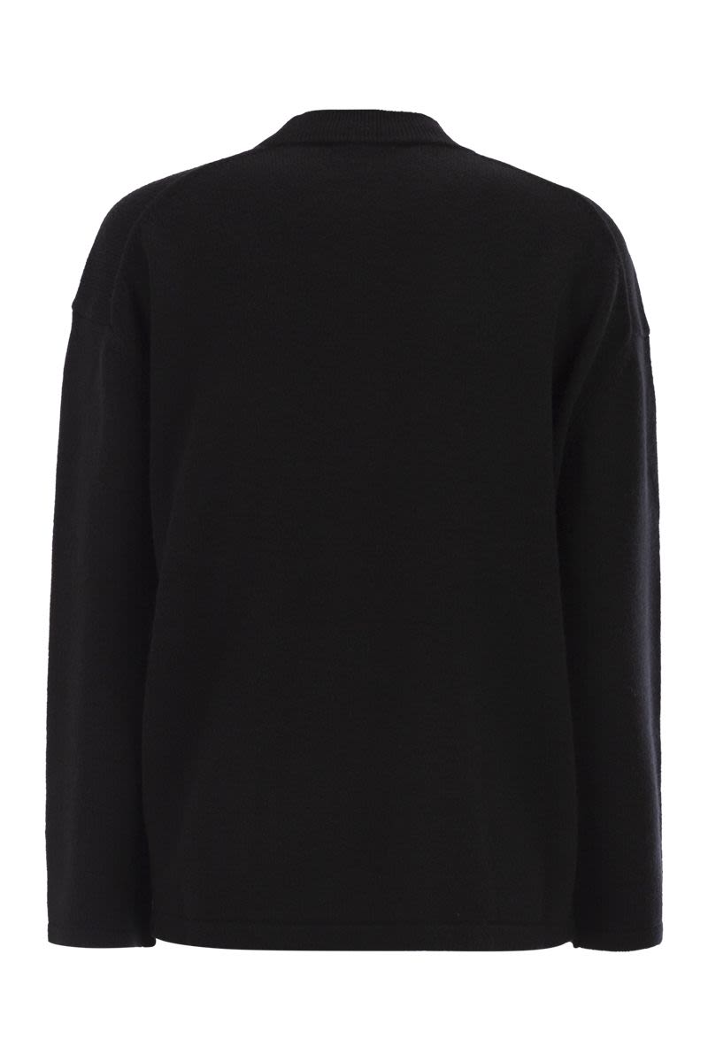 MAX MARA Wool and Cashmere Knit Roll Neck Jumper
