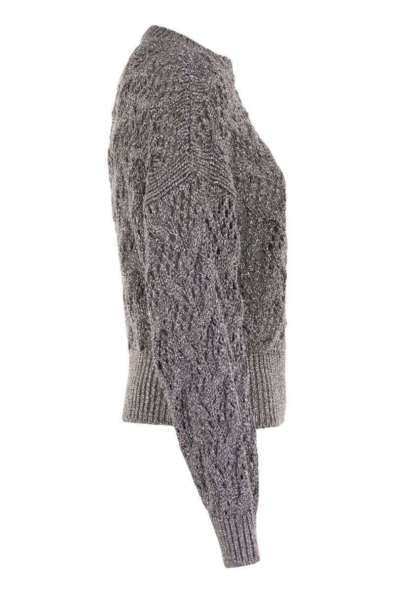 MAX MARA Diamond-Pattern Corded Knitwear - Slightly Cropped
