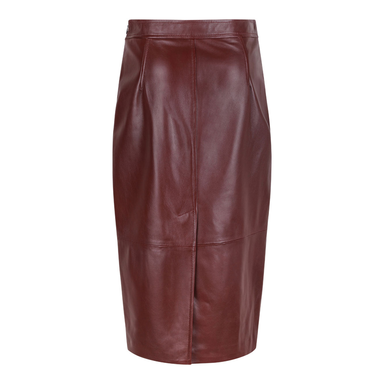 MAX MARA STUDIO 100% Leather Skirt