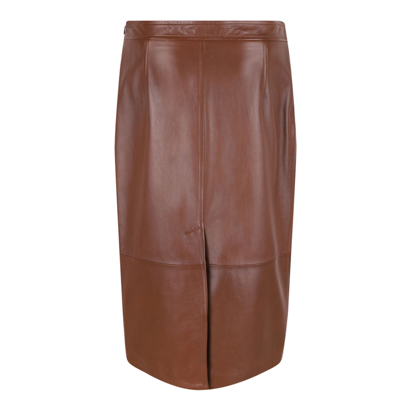 MAX MARA STUDIO 100% Leather Skirt