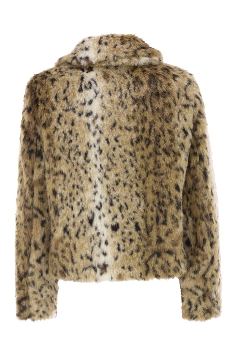 MAX MARA Elegant Eco-Friendly Fur Jacket