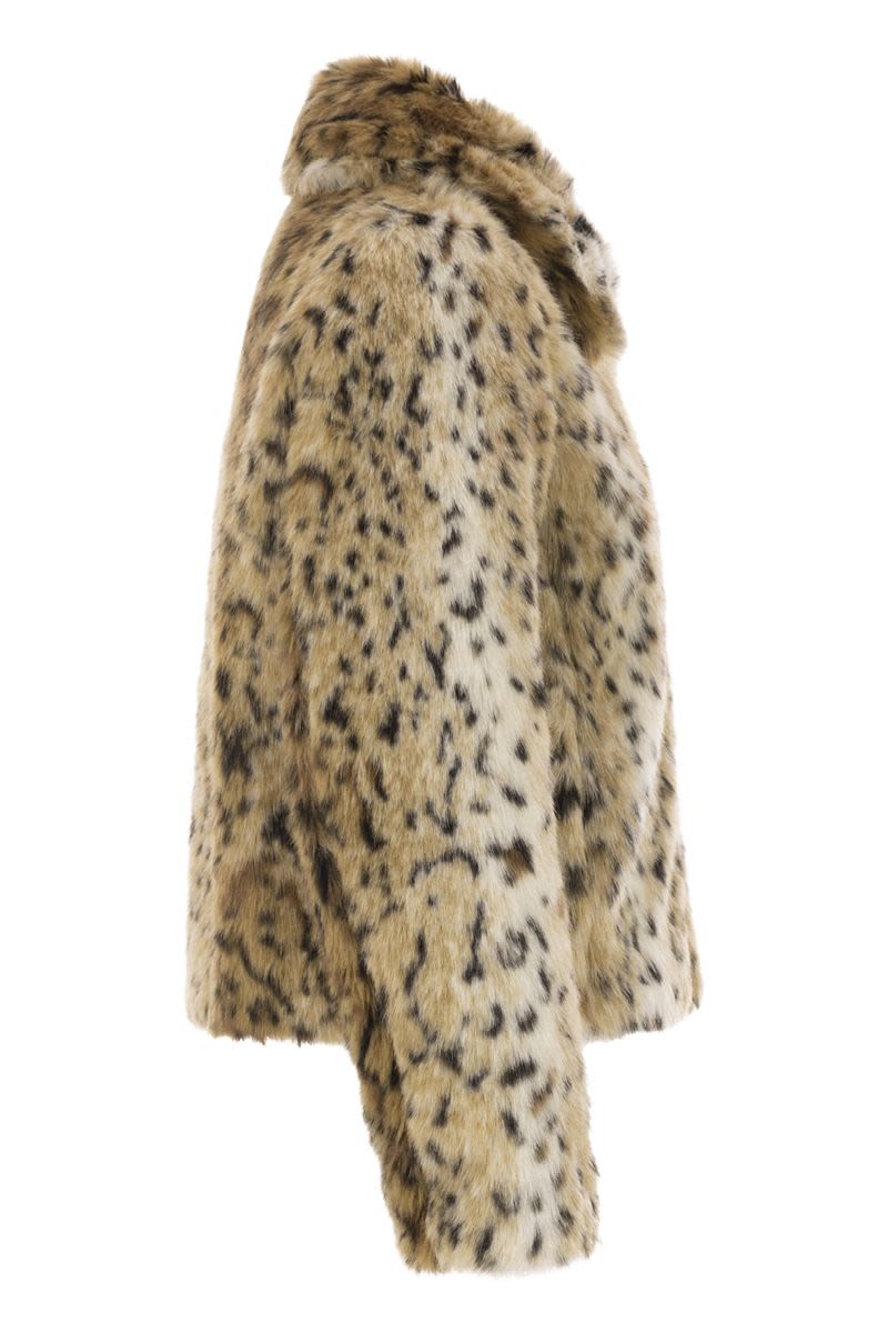 MAX MARA Elegant Eco-Friendly Fur Jacket