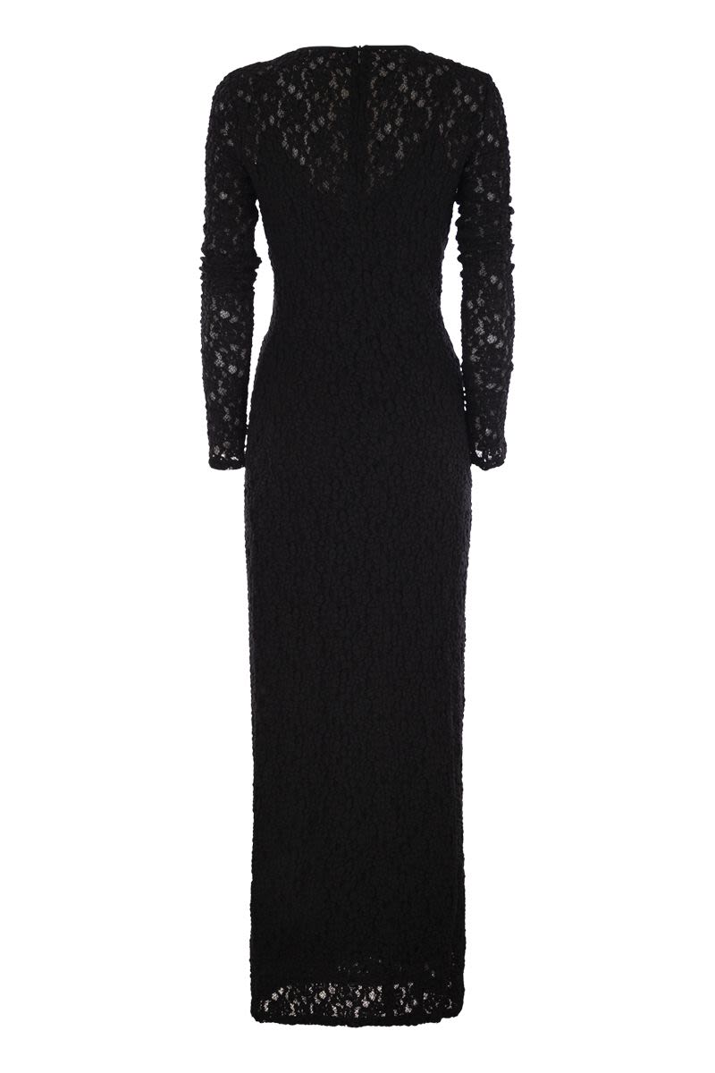 MAX MARA Fitted Cloqué Lace Dress