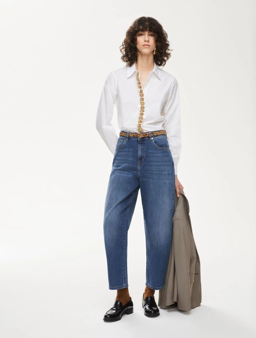 I BLUES Women's Classic Button-Up Shirt - FW25