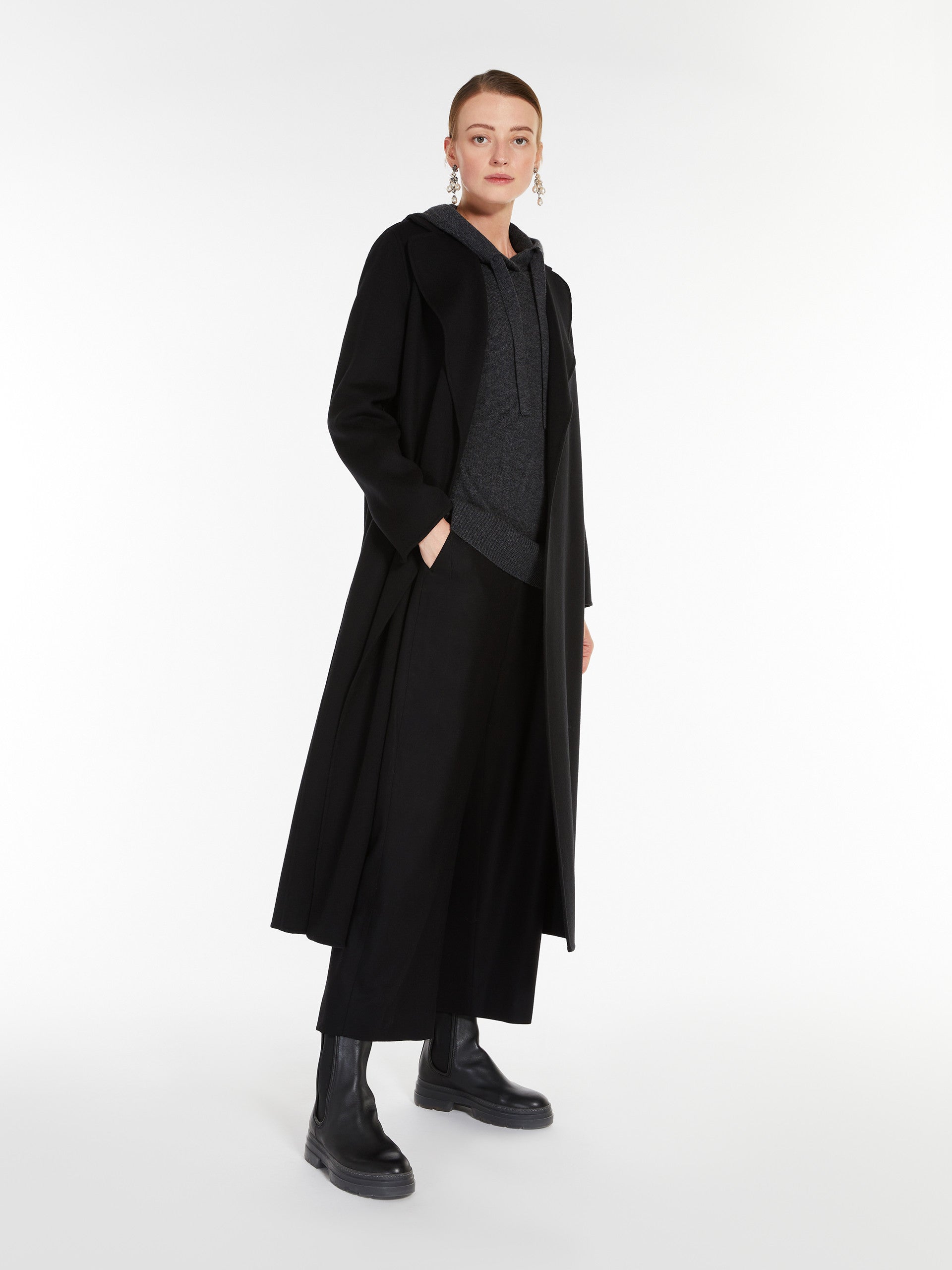 S MAX MARA Long Dressing Gown Jacket