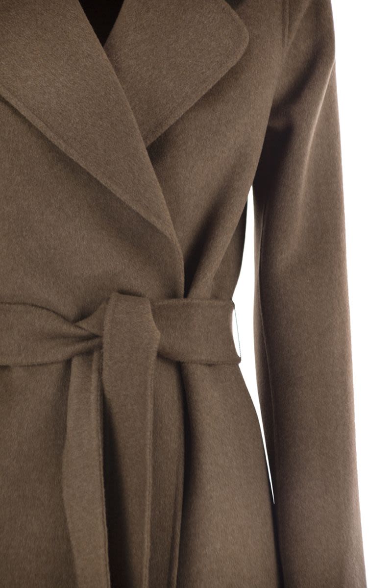 S MAX MARA Wrap Jacket with Belt - Women's Outerwear for FW25