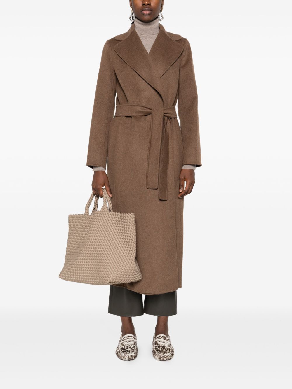 S MAX MARA Wrap Jacket with Belt - Women's Outerwear for FW25