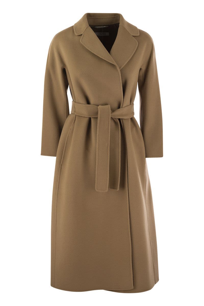 S MAX MARA Wool Belted Long Jacket for Women