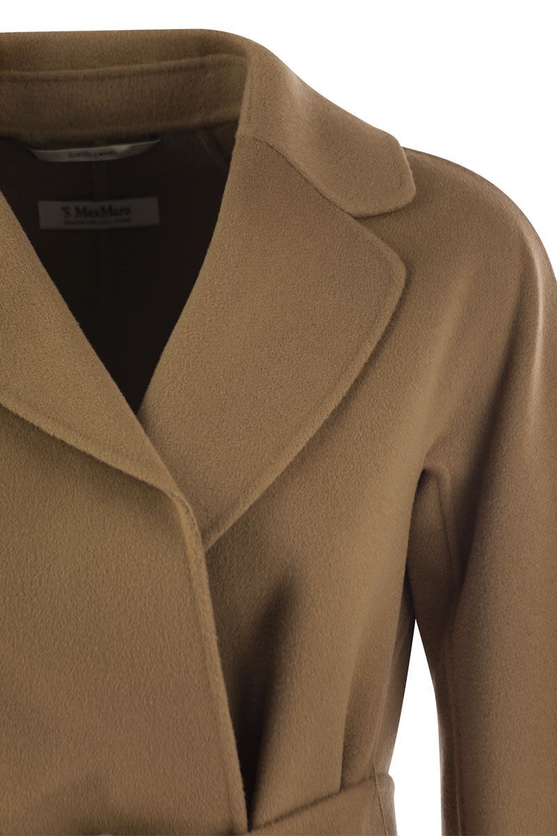 S MAX MARA Wool Belted Long Jacket for Women