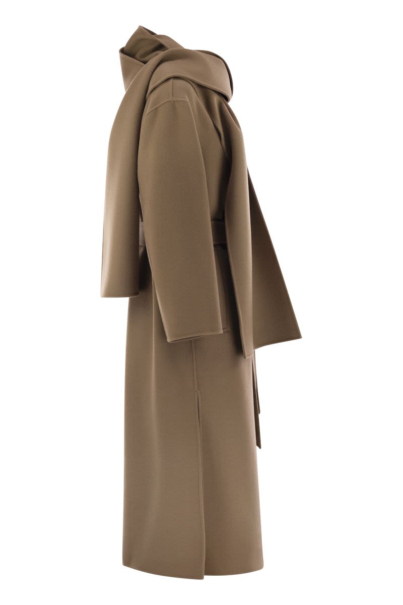 S MAX MARA Flared Cut Jacket with Matching Belt - Size 40