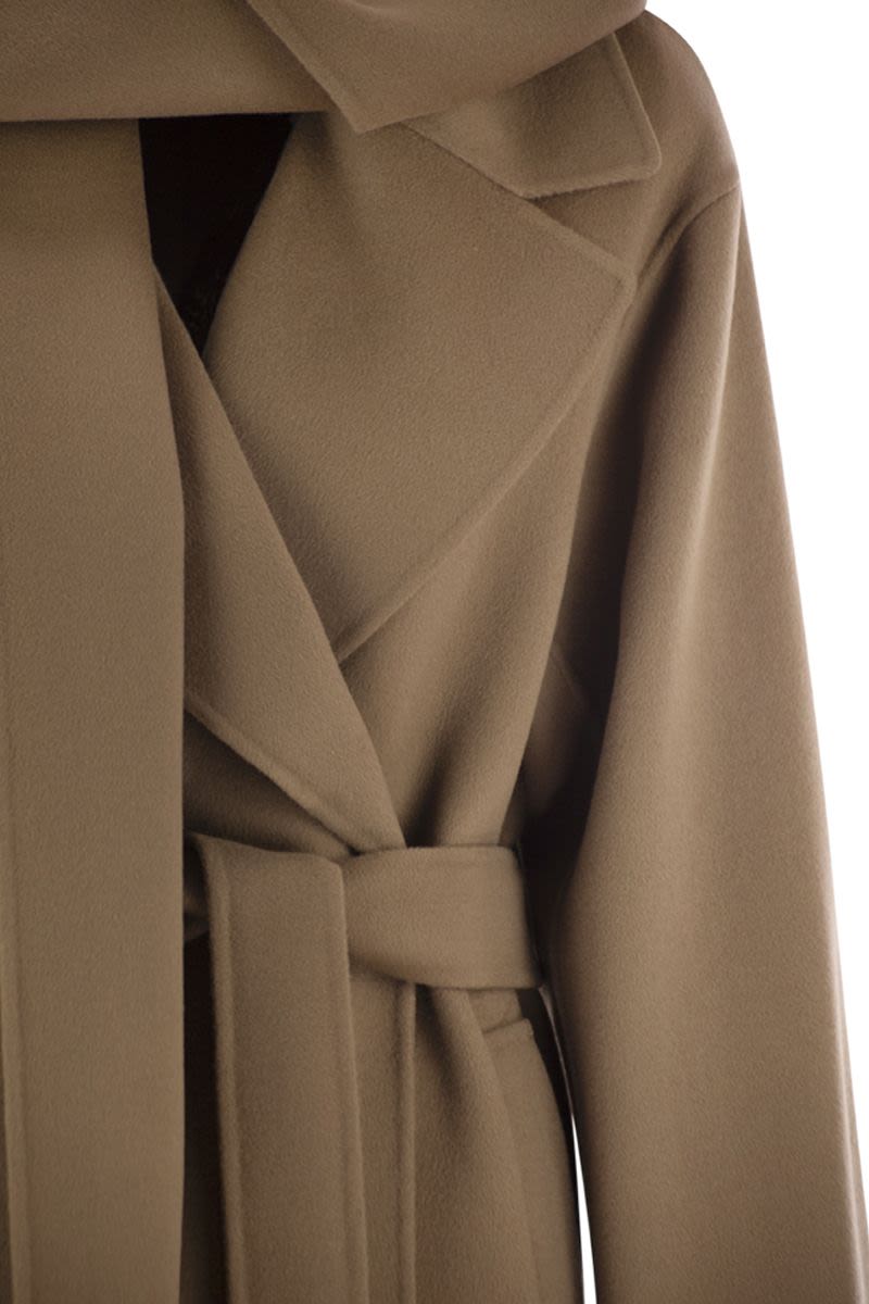 S MAX MARA Flared Cut Jacket with Matching Belt - Size 40