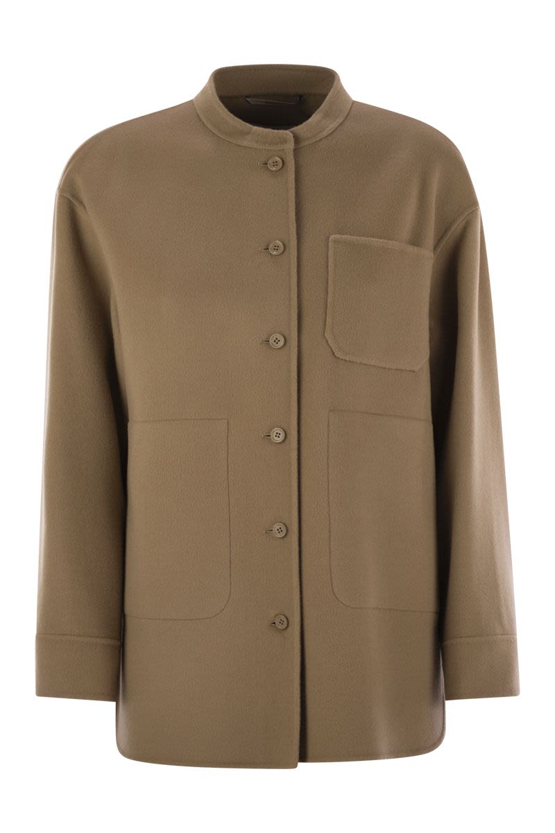 S MAX MARA Wool Shirt Jacket - Fashionable Outerwear for Women
