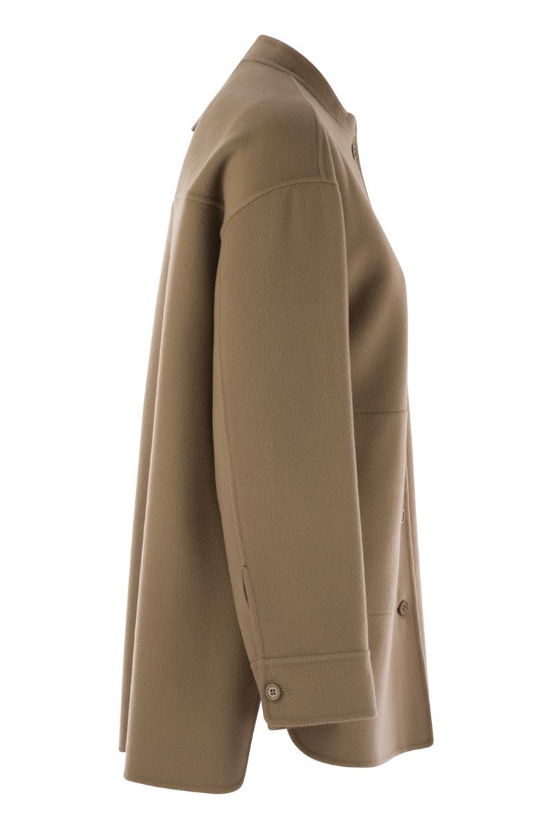 S MAX MARA Wool Shirt Jacket - Fashionable Outerwear for Women