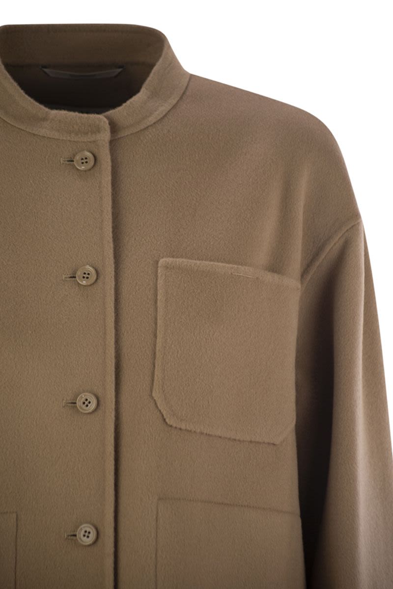 S MAX MARA Wool Shirt Jacket - Fashionable Outerwear for Women