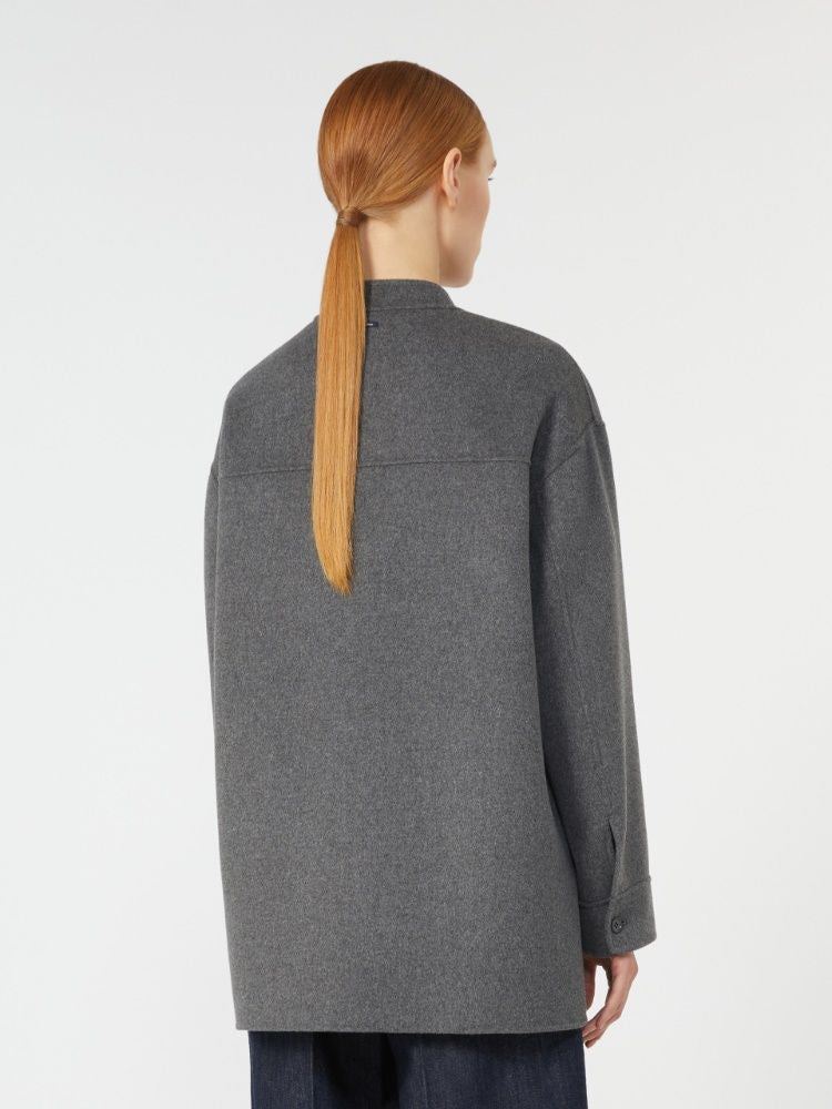 S MAX MARA Mini Wool Shirt Jacket