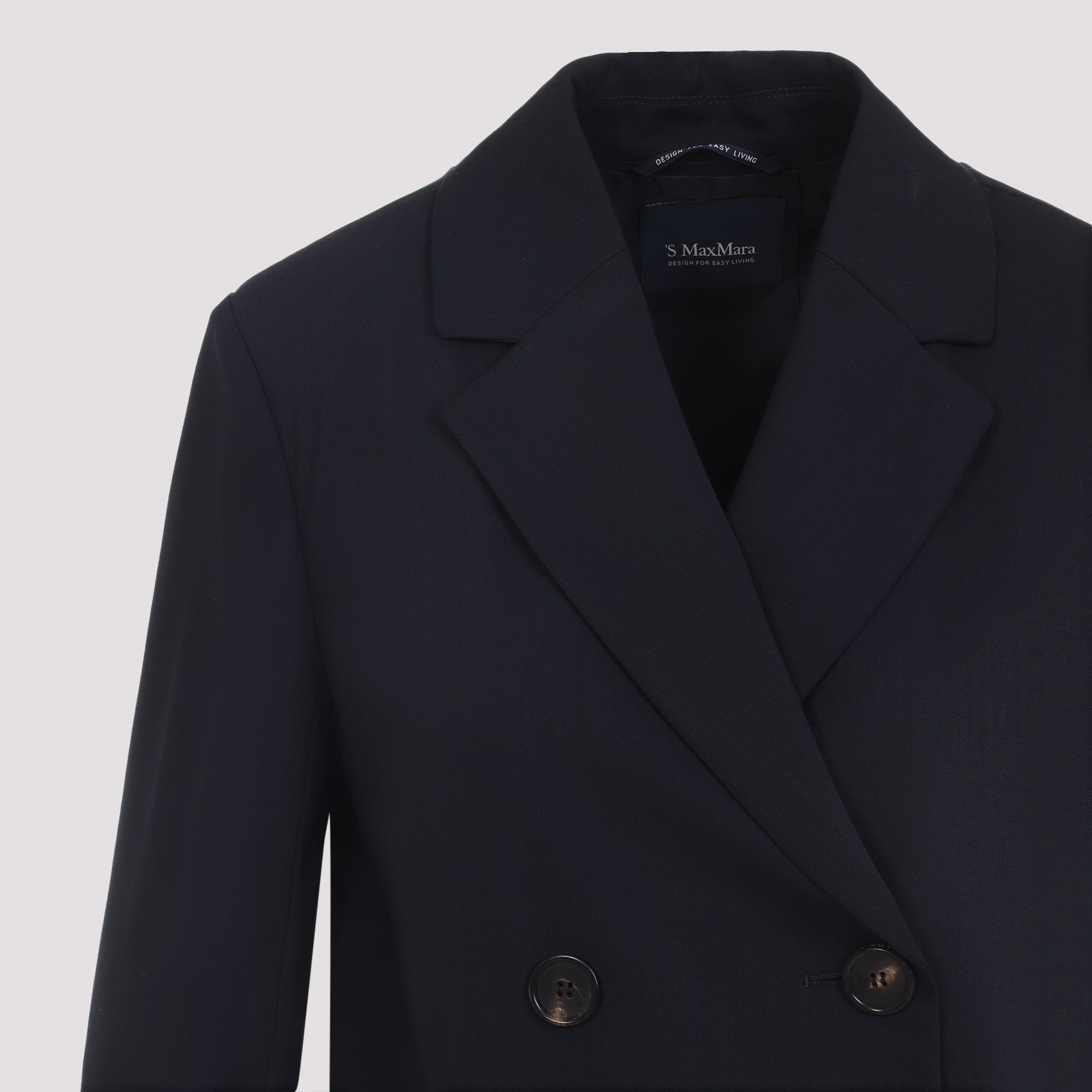 S MAX MARA Double Breasted Wool Jacket for Women