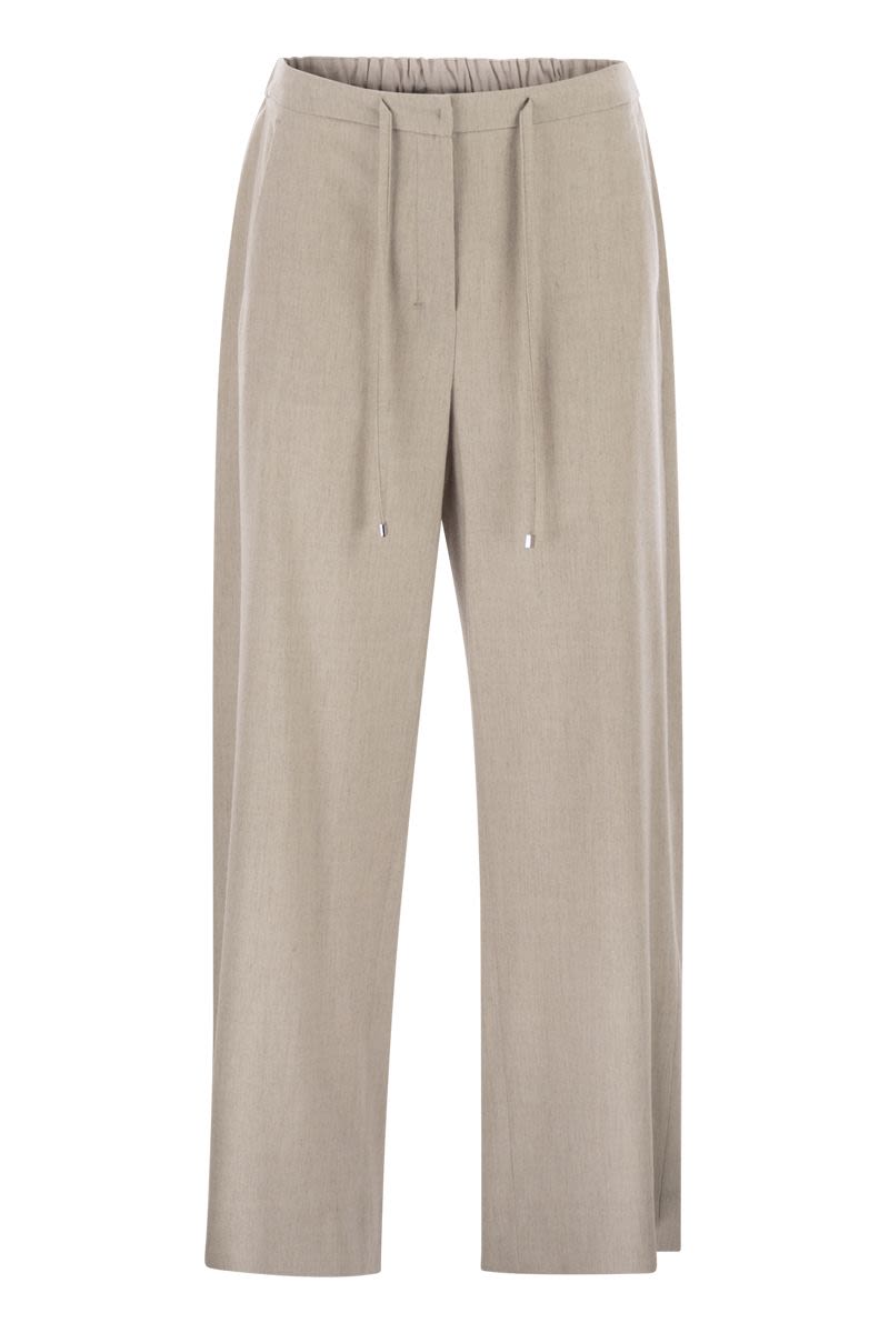 S MAX MARA Relaxed Leg Wool Jogging Trousers