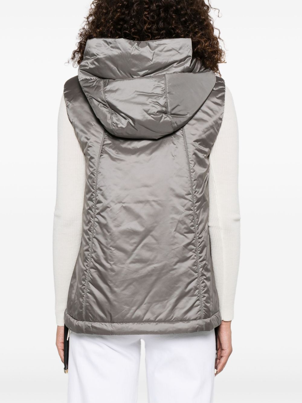 MAX MARA THE CUBE Women's Puffer Vest with Hood