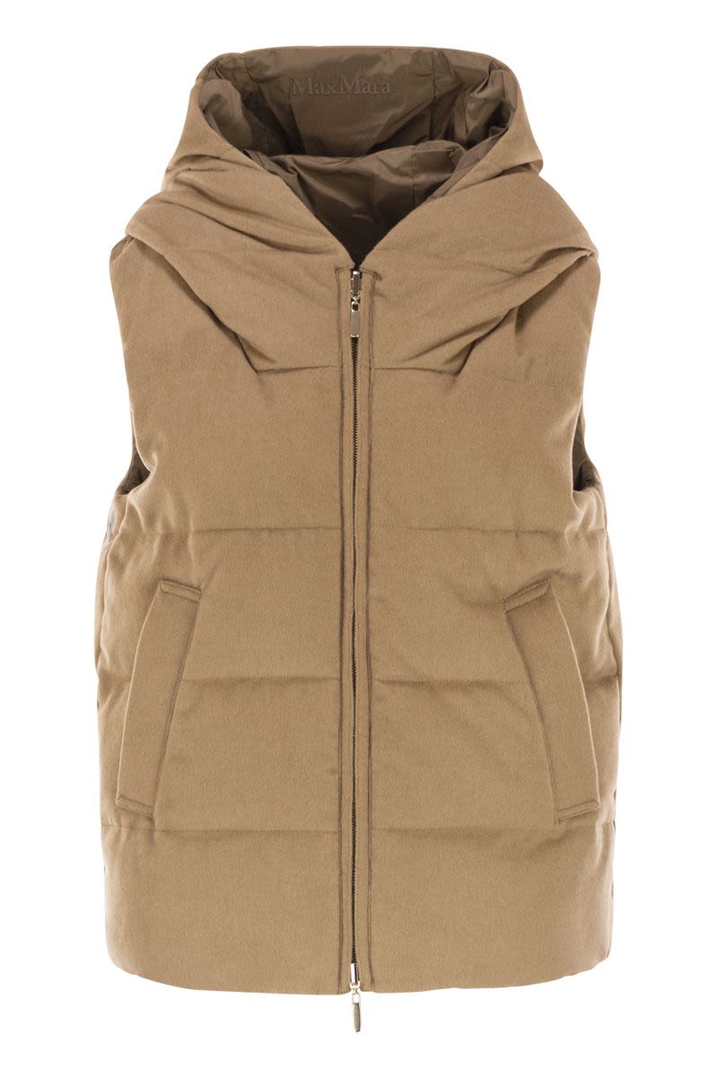 MAX MARA THE CUBE Reversible Padded Waistcoat