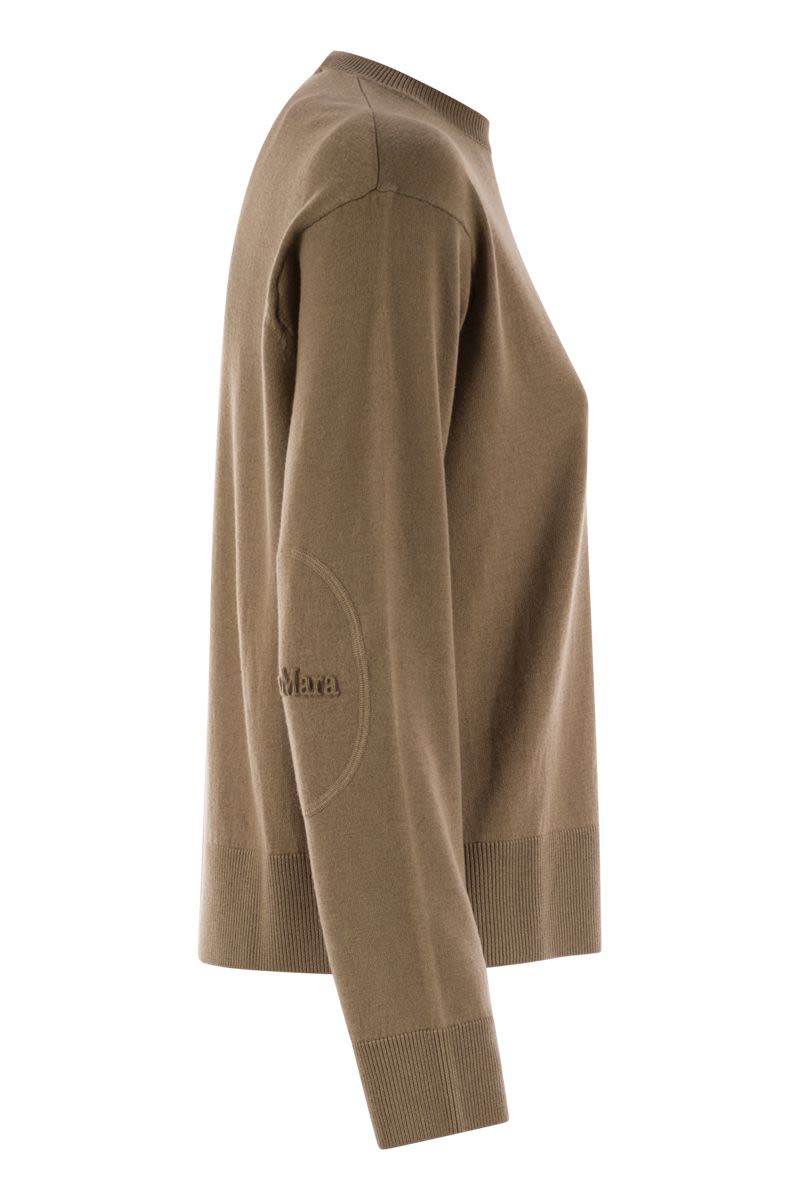 S MAX MARA Essential Crew-Neck Sweater in Soft Wool - Regular Fit