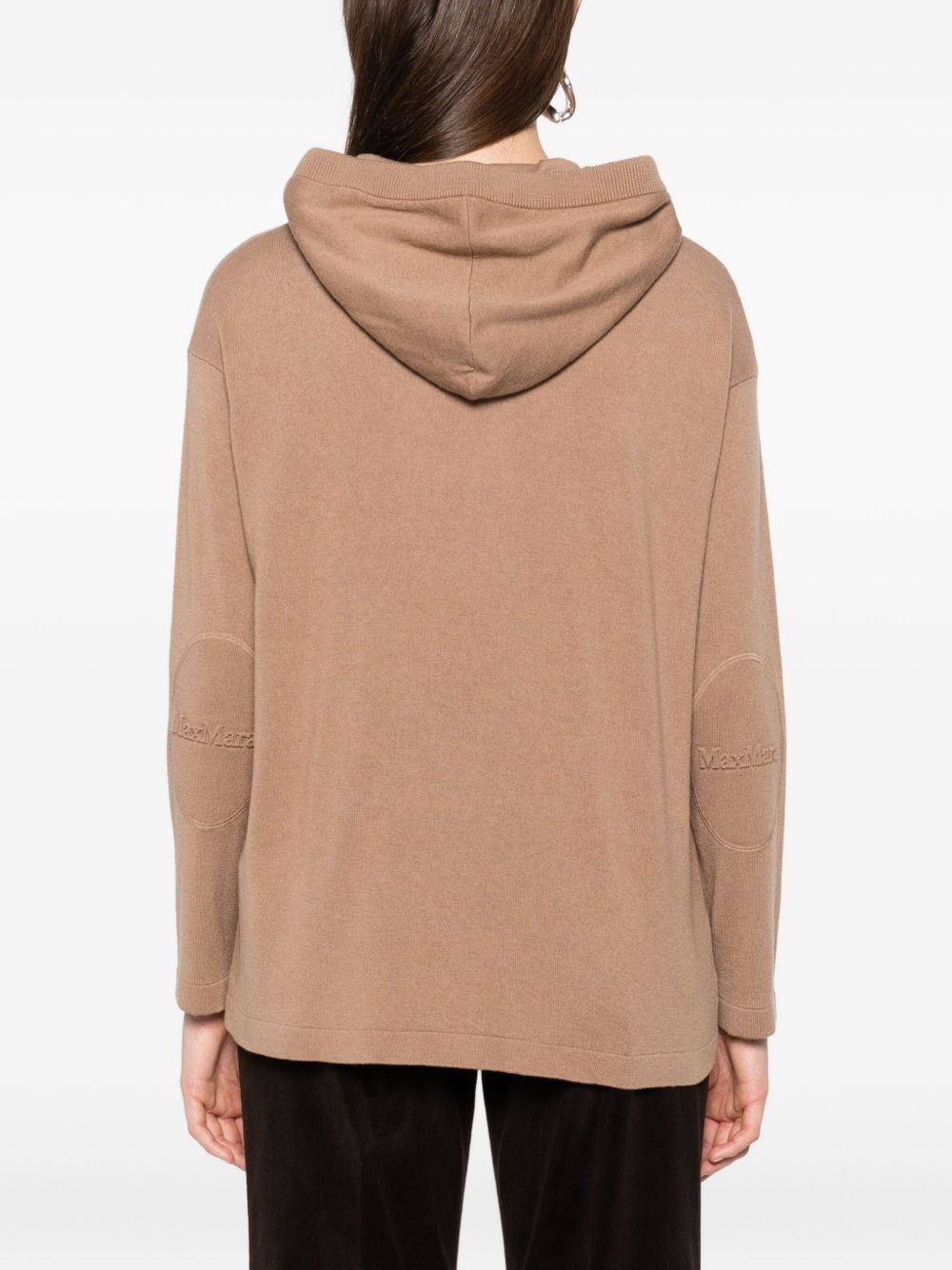 S MAX MARA Hooded Sweater with Pouch Pocket