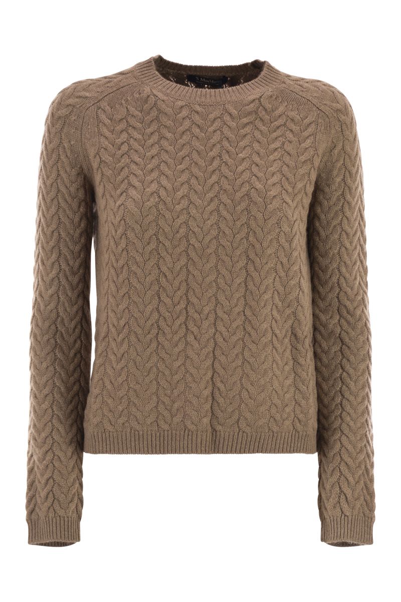 S MAX MARA Wool and Cashmere Crew Neck Jumper