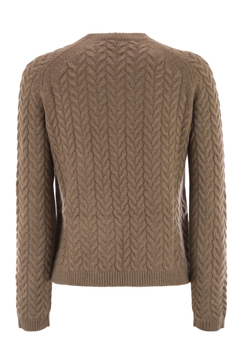 S MAX MARA Wool and Cashmere Crew Neck Jumper