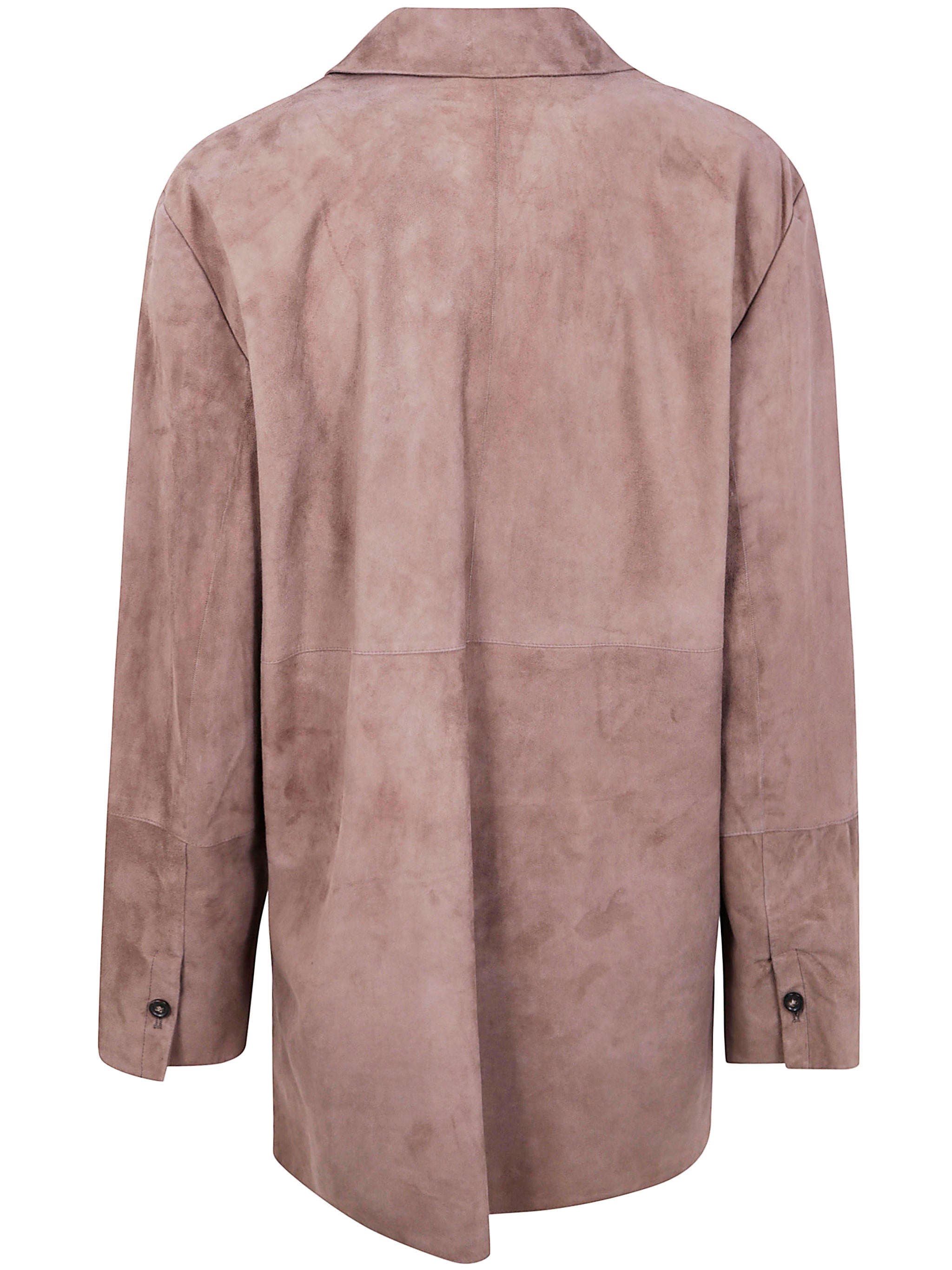 MAX MARA S Classic Suede Shirt for Women
