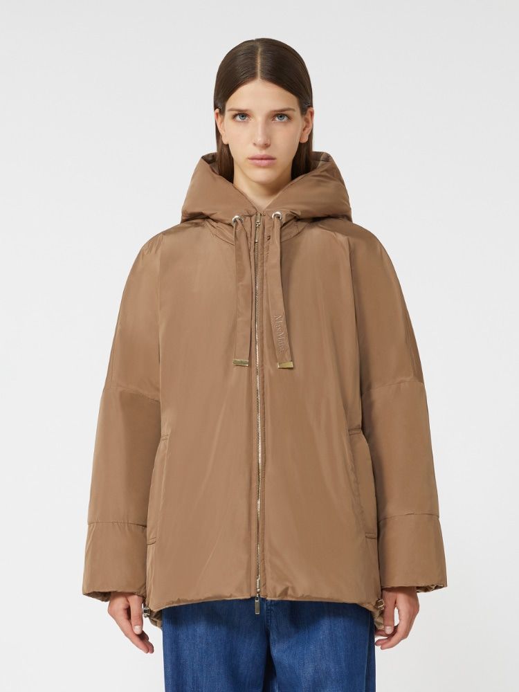 MAX MARA THE CUBE Reversible Down Jacket - Oversized Fit with Adjustable Drawstring Hem
