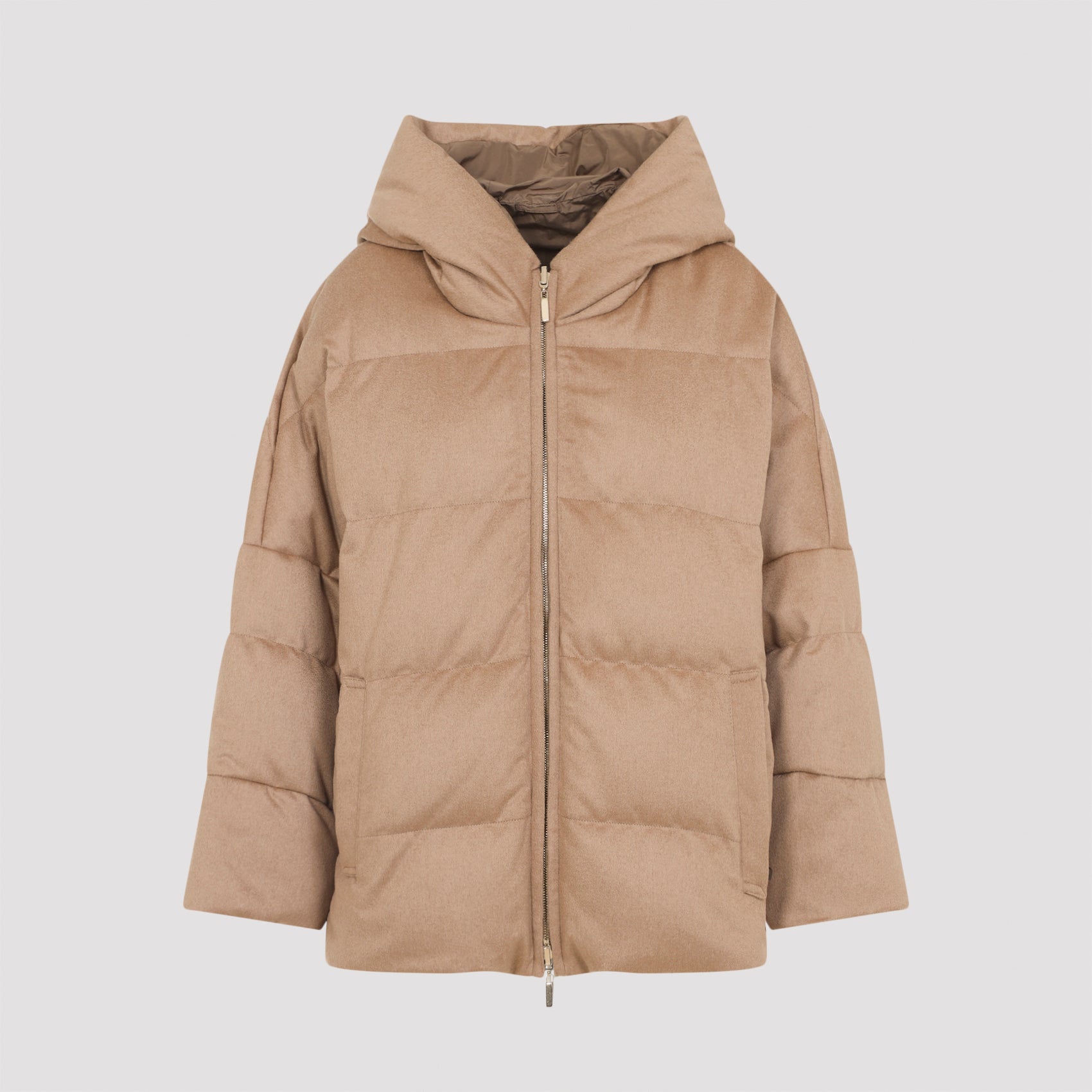 MAX MARA THE CUBE Padded Camel Wool Jacket for Women