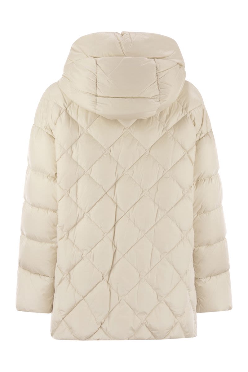 MAX MARA THE CUBE Mini Water-Repellent Canvas Jacket with Hood
