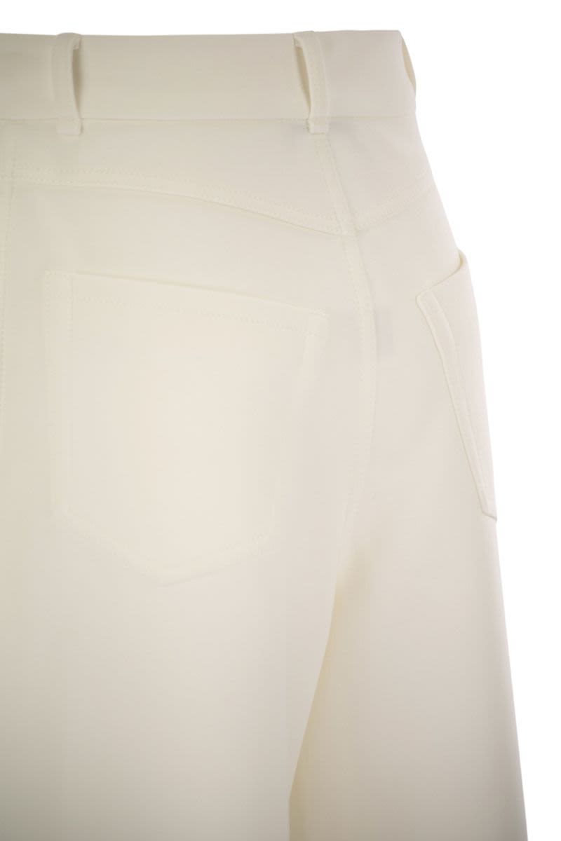 S MAX MARA High-Waisted Wide-Leg T-Shirt Trousers