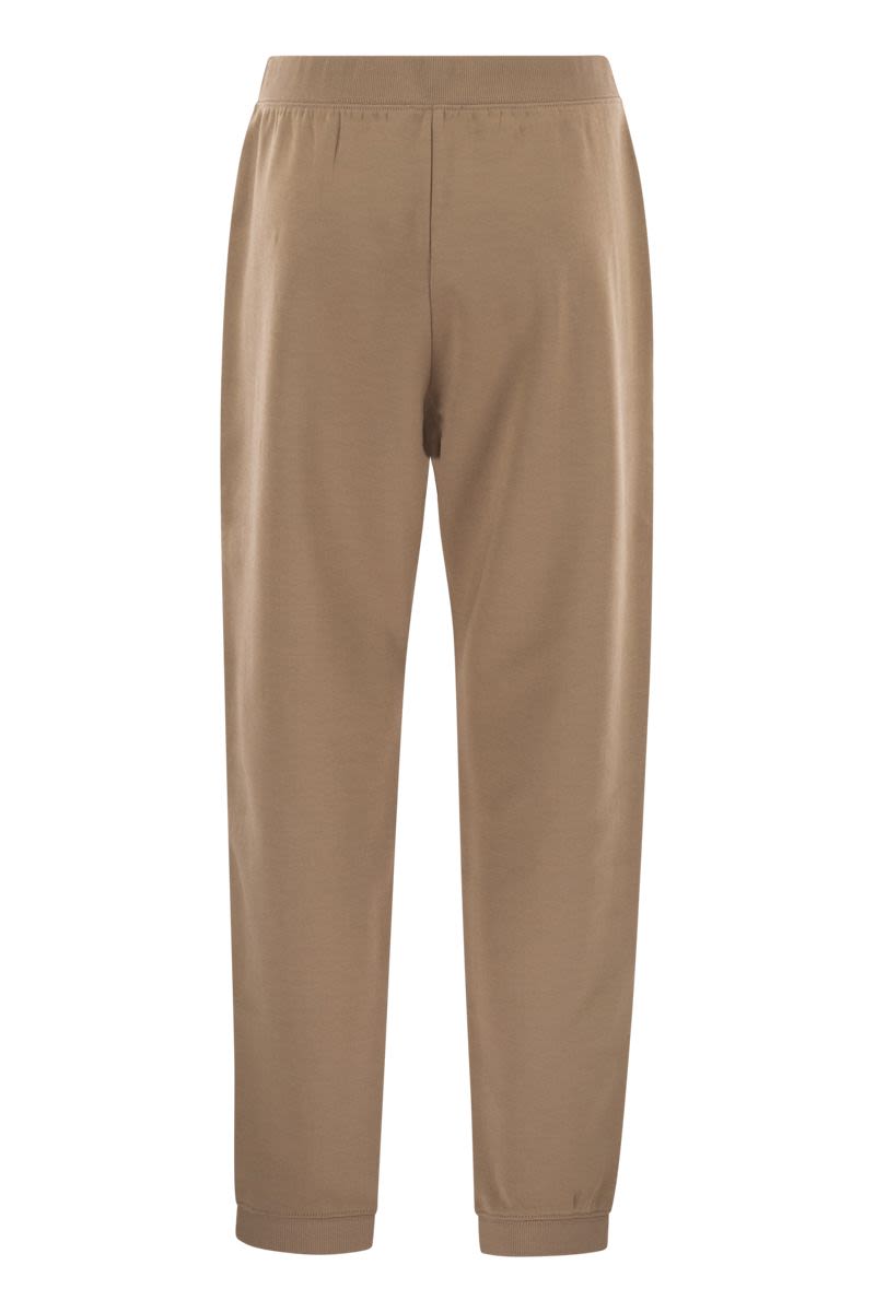 S MAX MARA Technical Cotton Jogging Trousers for Women