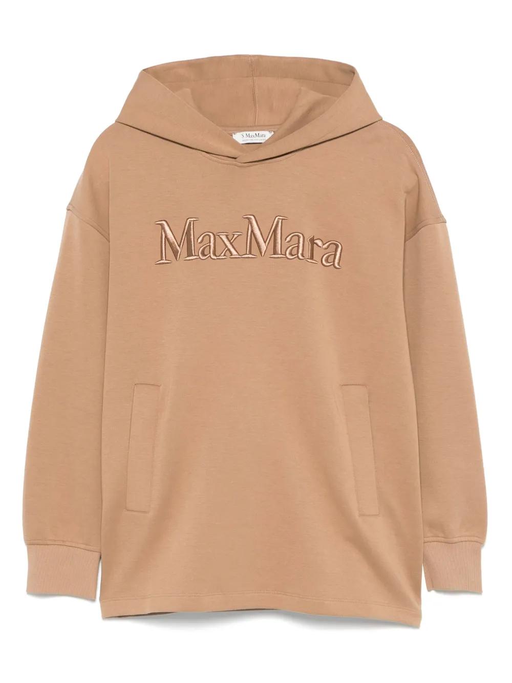 S MAX MARA Oversized Hooded Technical Cotton Sweatshirt