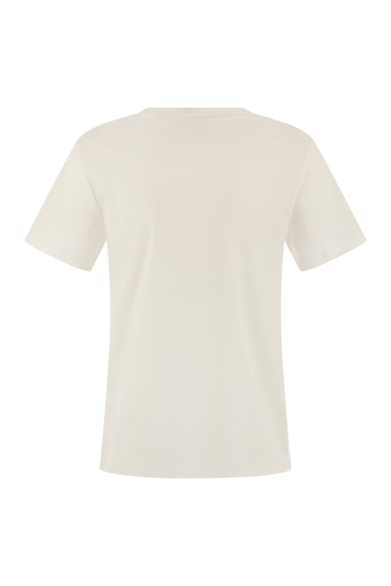 S MAX MARA Soft Cotton T-Shirt with Pocket - FW25 Edition