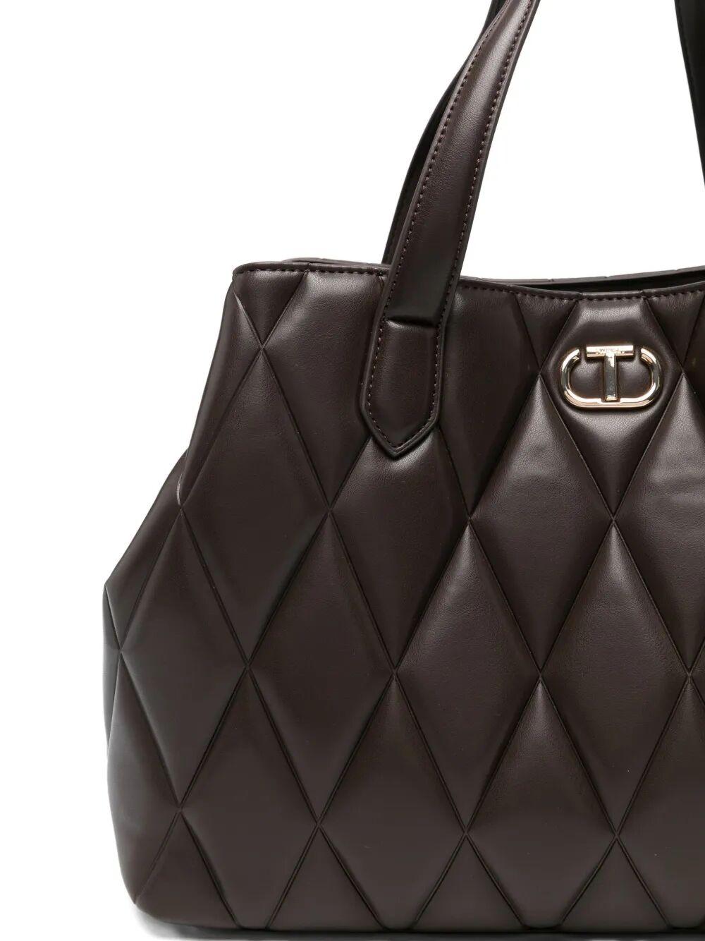 TWIN-SET Lightly Padded Mini Tote Handbag